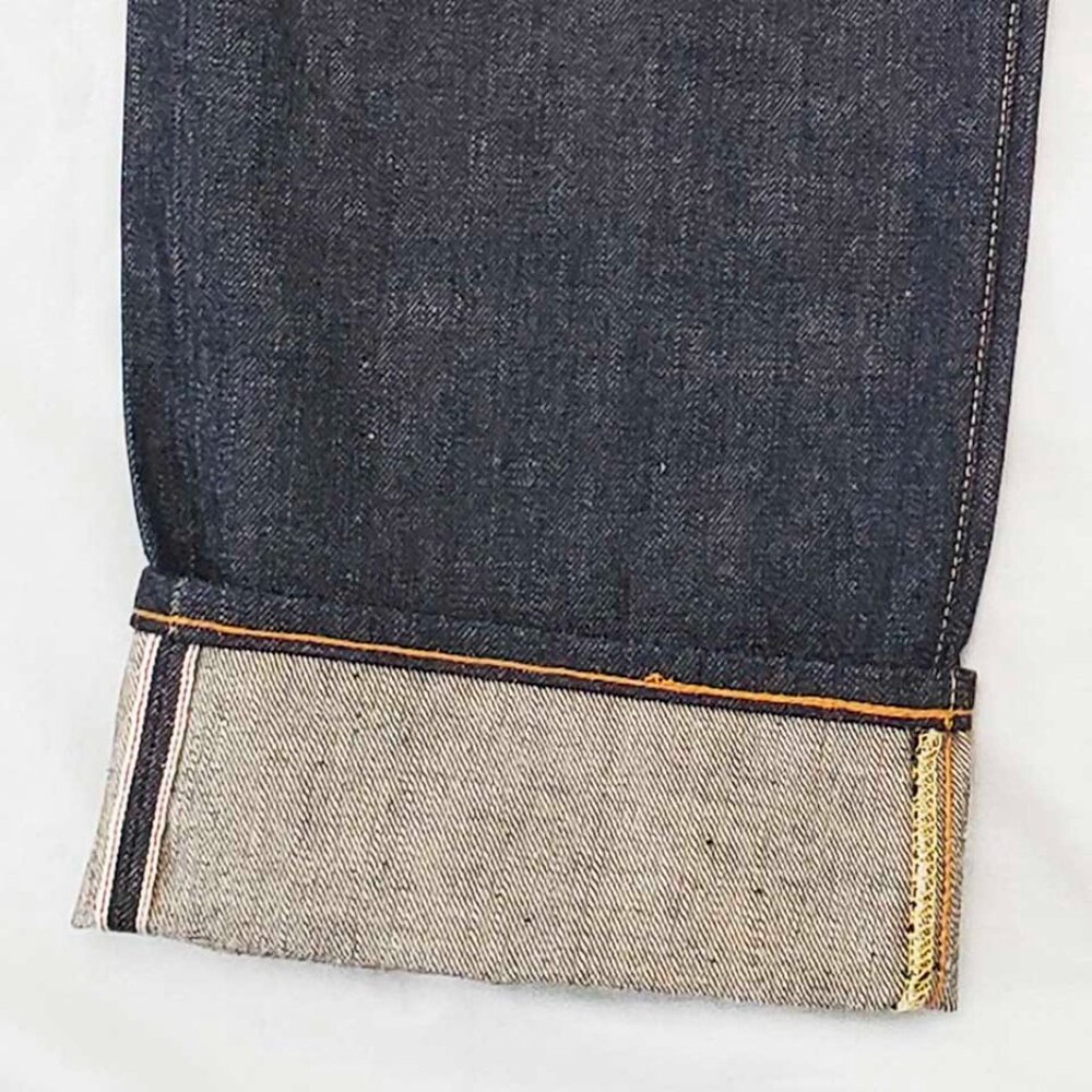 EVISU Vintage Unisex Selvedge Dark Denim Jeans Pants NWOT Custom Made Italy 29 - Picture 10 of 12